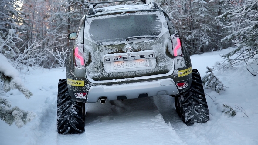 Renault DUSTER на гусеничном ходу