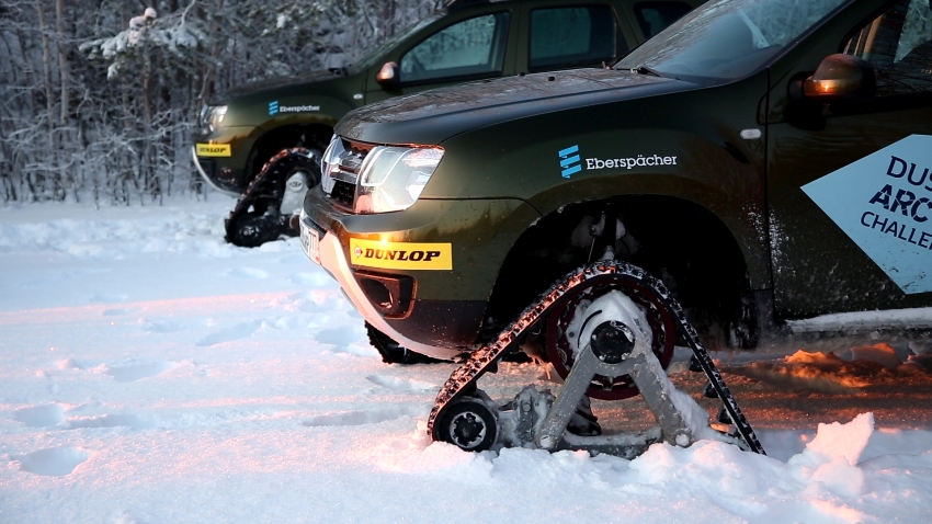 Renault DUSTER на гусеничном ходу