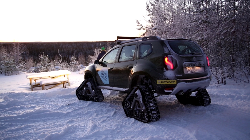 Renault DUSTER на гусеничном ходу