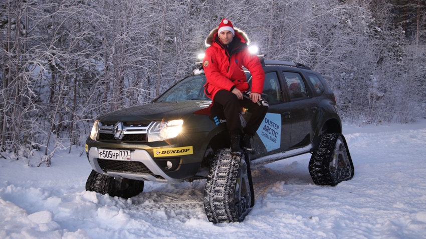 Renault DUSTER на гусеничном ходу