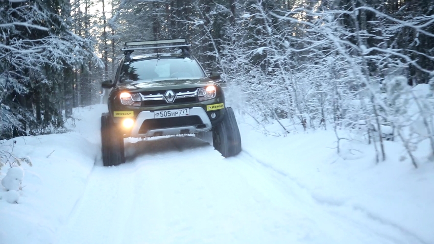 Renault DUSTER на гусеничном ходу