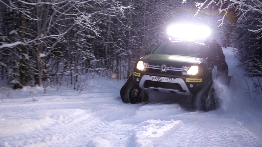 Renault DUSTER на гусеничном ходу