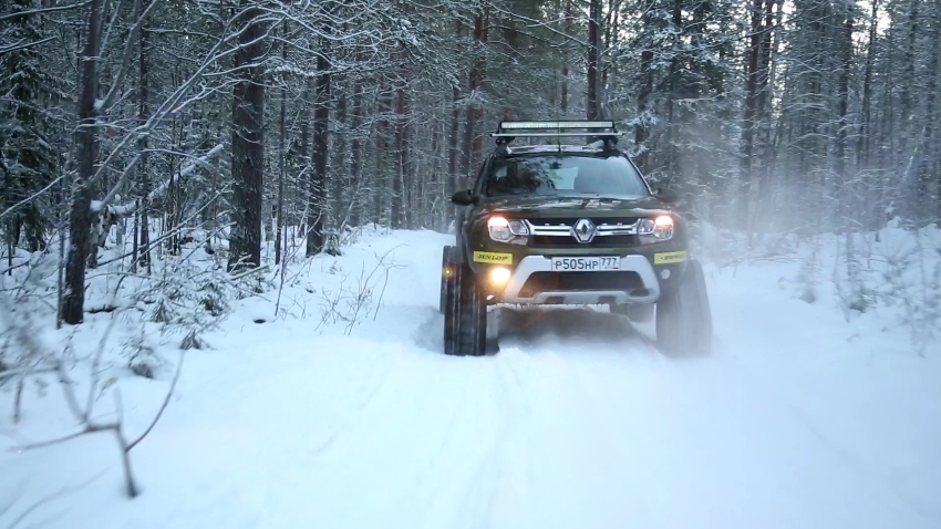Renault DUSTER на гусеничном ходу