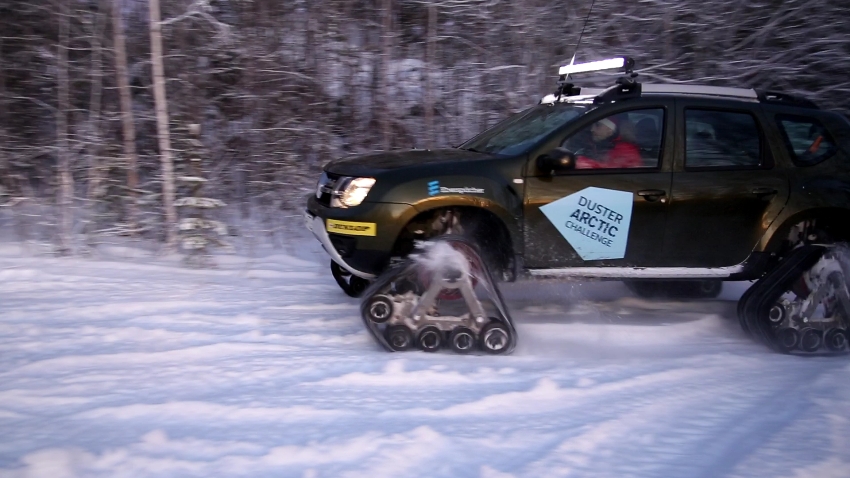 Renault DUSTER на гусеничном ходу