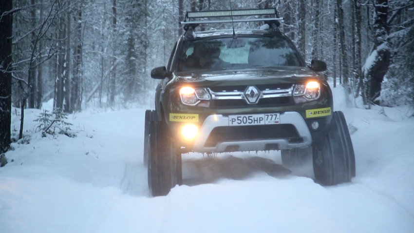 Renault DUSTER на гусеничном ходу