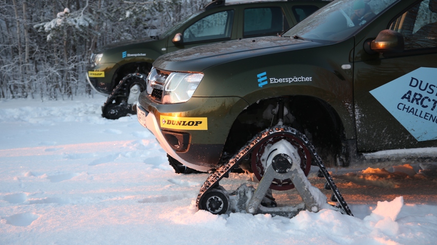 Renault DUSTER на гусеничном ходу