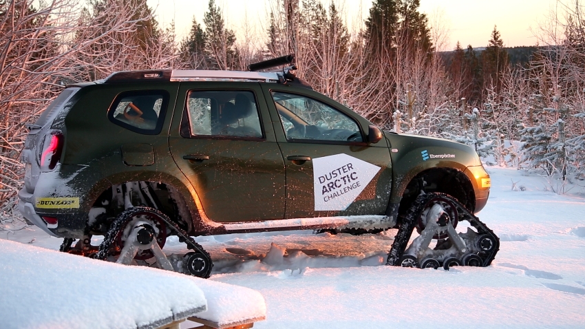 Renault DUSTER на гусеничном ходу
