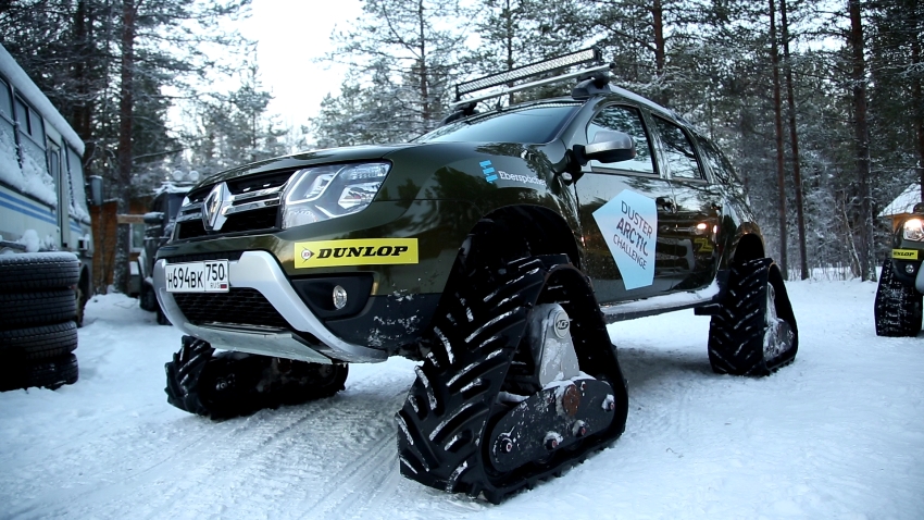 Renault DUSTER на гусеничном ходу