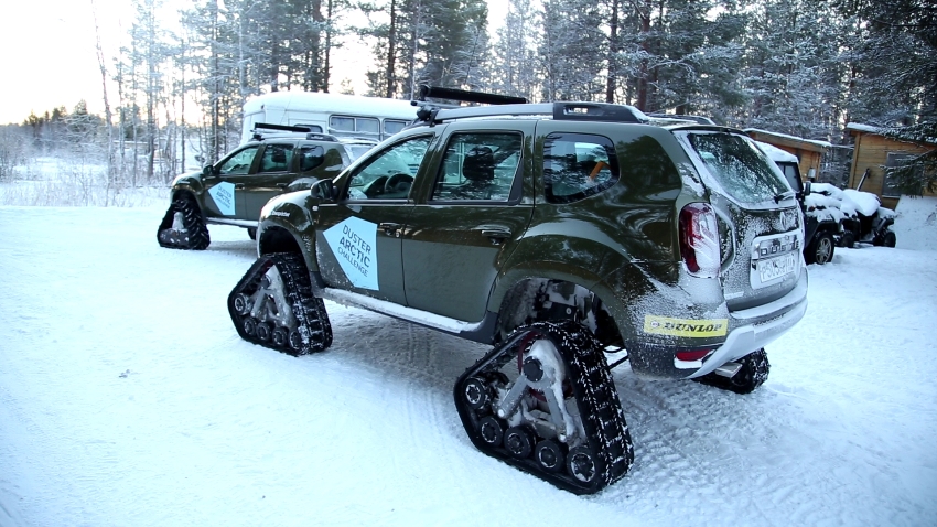 Renault DUSTER на гусеничном ходу